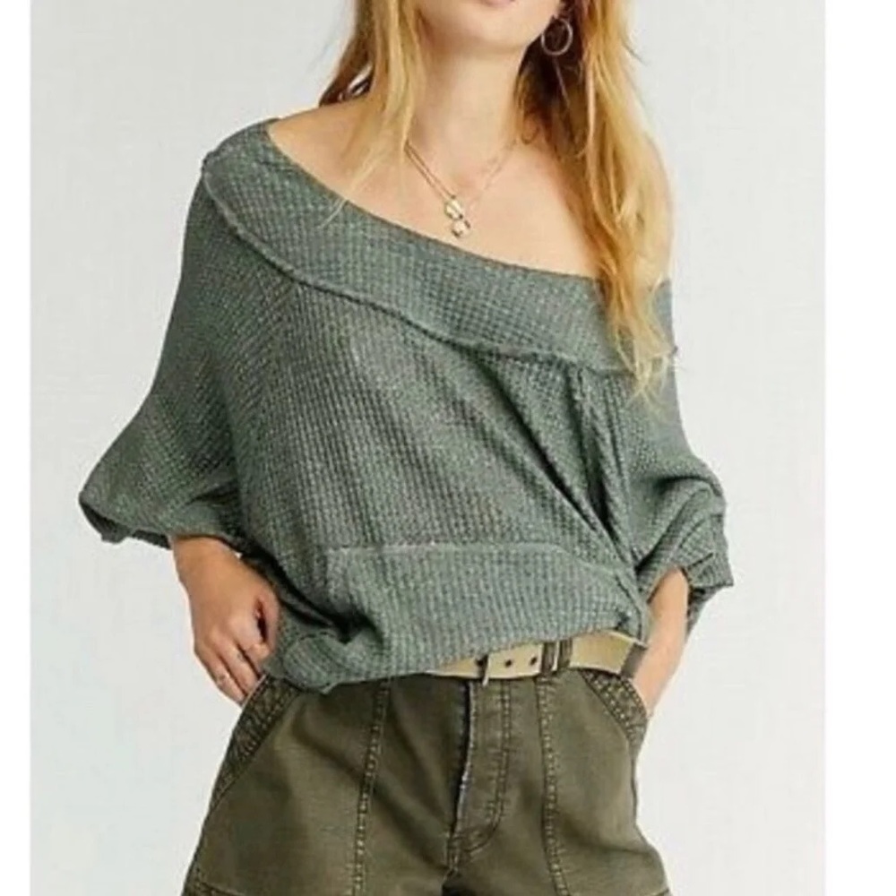 Free People - Westend Thermal Top - Size Medium.